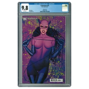 Cubierta variante Ram V Jenny Frison 2021 DC Comics Catwoman #32 CGC 9,8 casi nueva/como nueva sin usar - Imagen 1 de 3
