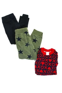Hanna Andersson Primary Hope & Henry Unisex Kids Pajama Top Red Size 4 Lot 3 - Picture 1 of 3