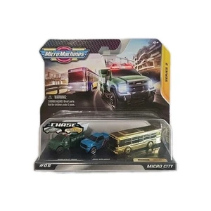 MICRO MACHINES SERIE 2 - MICRO CITY SET #06 mit CHASE GOLD - Bild 1 von 3