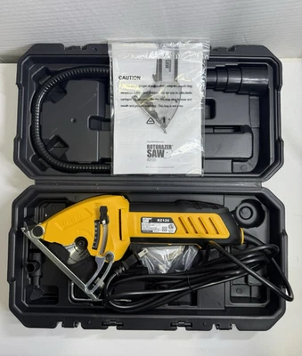 Intertek Rotorazer RZ120 Circular Corded Power Saw w/ Spare Blades & Case NEW - Image 1 of 4