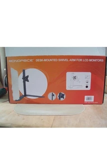 MONOPRICE Desk Mounter Swivel Arm For LCD Monitors NEVER USED COMPLETE VGC - Picture 1 of 1