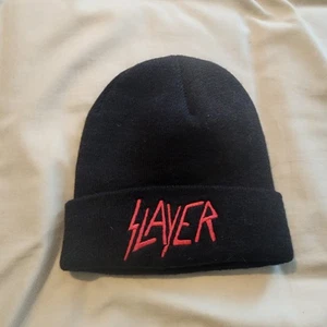 Slayer Heavy Metal Band Beanie Hat Black - Picture 1 of 2