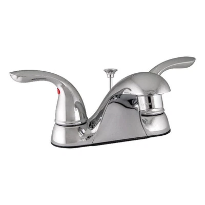 Grifo de baño de 2 manijas Design House Ashland Centerset en cromo de 4 pulgadas Foto 1 de 3