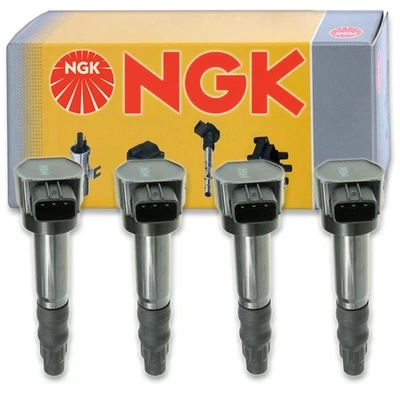 Bobina de encendido NGK de 4 piezas para Mitsubishi Outlander 2004-2006 2,4 L L4 - Spark xh Foto 1 de 4