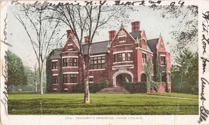 Poughkeepsie, New York - Vassar College - Presidents Residence - 1904 - Bild 1 von 2