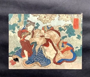 Japanese Vintage Shunga Lovers - Picture 1 of 2