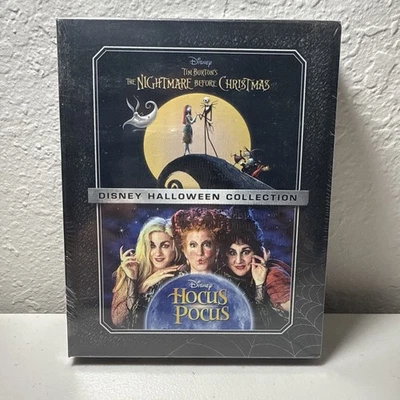 Disney Hocus Pocus and The Nightmare Before Christmas (Blu-ray/DVD); New/Sealed - Image 1 of 4