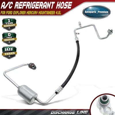 Línea de descarga de manguera de aire acondicionado para Ford Explorer Mercury Mountaineer 2006-2010 V6 4,0 L Foto 1 de 4