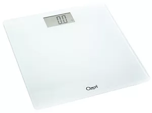 Ozeri Precision Digital Bath Scale (400 Lbs Edition), In Tempered Glass White - Picture 1 of 9
