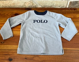 VINTAGE 90’s Polo Sport Ralph Lauren Boys Sweatshirt Gray Pullover Size 6 - Picture 1 of 11