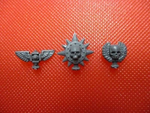 Warhammer 40k Space Marine Terminators Back Icon Iron Halo Skull Wreath Bits Box