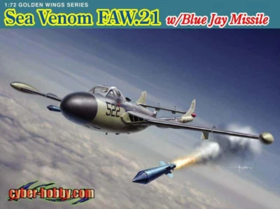 Modellino veivolo aereo militare CH SEA VENOM FAW. 21 DRAGON DR5108 - 1:72 - Immagine 1 di 2
