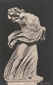 Vintage Postkarte Vasari & Milano Skulptur kopflose Frau im Kleid Rom Italien - Bild 1 von 2