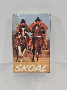 1992 SKOAL Chewing Tobacco RACING COWBOYS Vintage Playing Cards Factory Sealed - Picture 1 of 6