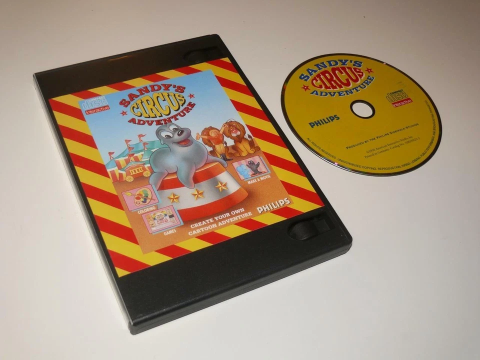 CDi/CD-i Philips ~ Sandy's Circus Adventure ~ En estuche de DVD ~ (Ref: RC) Foto 1 de 1