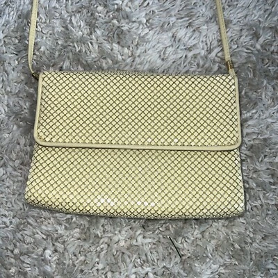 Cartera vintage de malla beige Whiting and Davis usada en excelente estado Foto 1 de 4
