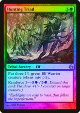 Hunting Triad FOIL Morningtide PLD Green Uncommon MAGIC MTG CARD ABUGames