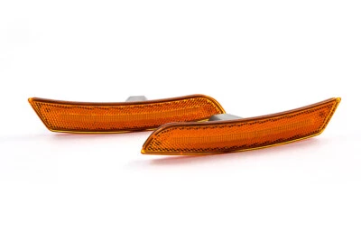 Par de marcadores laterales LED 15-19 Cadillac ATS no V par transparente diodo Dyna Foto 1 de 4