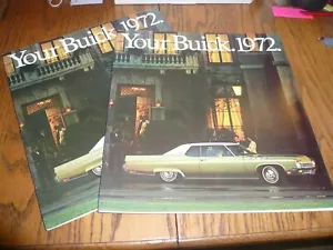 1972 Buick Riviera Electra LeSabre GS Skylark Wagon Sales Brochure - Two for One - Bild 1 von 10