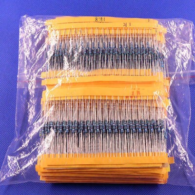 Lotto Di Resistori A Film Di Carbonio 1/6W - 5W &plusmn;5% - Scegli Valore Ohmico (1 - 9.1 Ohm)