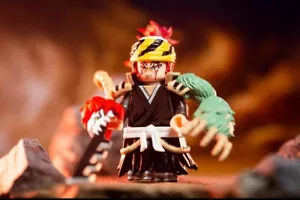 Custom Molded Figurine Accessory - Bleach Renji Abarai - Picture 1 of 2