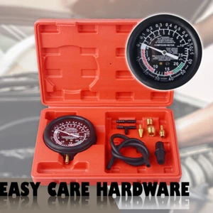 Fuel Pump Vacuum Tester Gauge Car Carburetor Carb Valve Pressure Test Tool kit - Picture 1 of 13