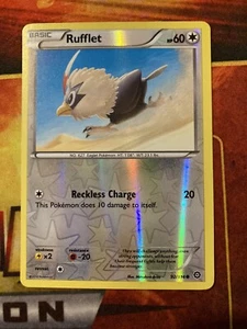 Rufflet 92/114 X&Y: Steam Siege Reverse Holo Pokemon-NM - Picture 1 of 2