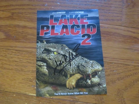 John Schneider Autographed Hand Signed Insert Lake Placid 2 Cover