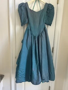 Vintage Green Taffeta Formal or Bridesmaid Dress 1990s - Picture 1 of 2