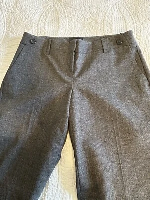 Calça de trabalho The Limited feminina tamanho 4 cinza ajuste Cassidy cintura média - Imagem 1 de 4