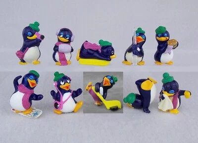 KINDER FERRERO SORPRESINE SERIE COMPLETA CAKE TOPPERS VINTAGE PINGO FIGURES RAR