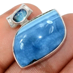 Natural Owhyee Opal & Moonstone 925 Sterling Silver Pendant Jewelry CP66632 - Picture 1 of 1