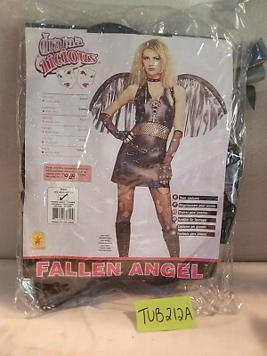 Nuevo Disfraz de Ángel Caído Rubíes Adolescente Talla Pequeña 2-6 Dramalicioso Vestido y Alas Foto 1 de 4