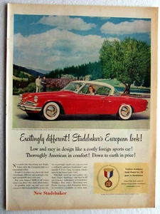 Studebaker Auto Ad Studebaker's European Look 1953 - Bild 1 von 1