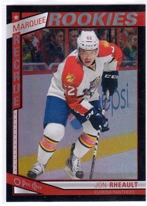 2013-14 Upper Deck O-Pee-Chee Black Rainbow #503 Jon Rheault RC #063/100