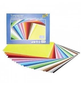 Carta Rigida 35x25 CM 130g 25 Colori Assortiti - Imagen 1 de 1