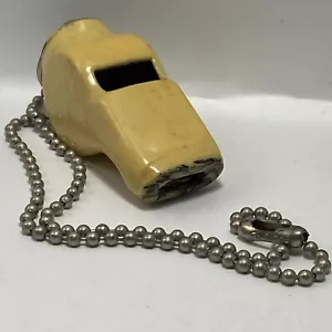TRAPS Era Polizei Pfeife Emaille Stummfilm Soundeffekt 20er 30er Vintage B12A - Bild 1 von 9