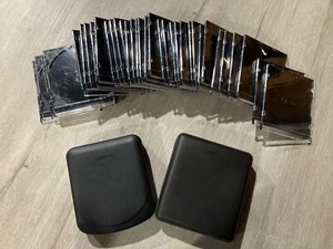 CD DVD Blu-ray Organization Lot - 2 LaserLine Hard Plastic + 37 Slim Jewel Cases - Picture 1 of 7
