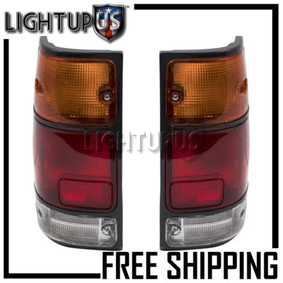 Left Right Pair Tail Lights for 1988-1997 ISUZU RODEO AMIGO HONDA PASSPORT - Image 1 of 2