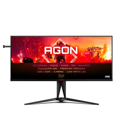AOC AGON 5 AG405UXC computer monitor 100.3 cm (39.5") 3440 x 1440 pixels Wide  - Image 1 of 4