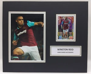 RARE Winston Reid West Ham Signed Photo Display + COA LAST GAME AT UPTON PARK - Picture 1 of 3