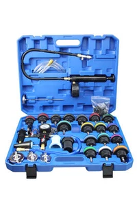 28 tlg. Kühlsystem Tester Kühlmittel Kühlsystemtester Prüfgerät Werkzeug  - Bild 1 von 10