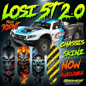 LOSI 5IVE-T 2.0/30DNT GehÀuseschutz Haut - viele Designs! 30 Grad Nord - Bild 1 von 14