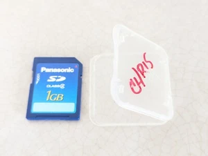 Panasonic 1GB SD-Speicherkarte mit SD Speed Class 2 Leistung mit Umschlag Versand - Bild 1 von 3