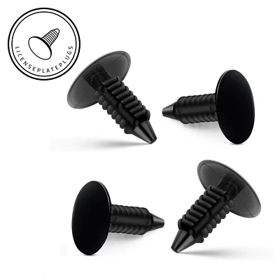 JUEGO DE 4: Tapones de matrícula Cubiertas de orificios de parachoques delantero pintadas: ¡Elige tu color! Foto 1 de 2