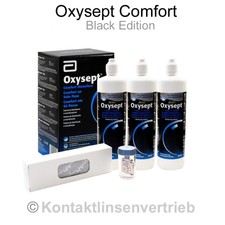 Oxysept Comfort Premium Pack 1 Step Black Edition | 3x300ml | 6x300ml| 9x300ml 