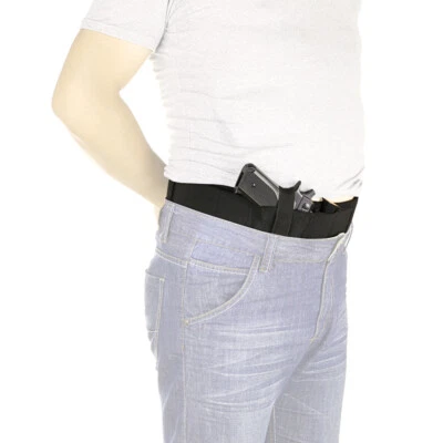 Black Tactical Holster Elite Duty Belly Band Holster for Concealed Carry 45 inch - Image 1 of 4