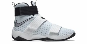 Nike SNEAKERS LeBron Zoom Soldier Team Bank White size US 18 UK 17 EUR 52.5 - Picture 1 of 9