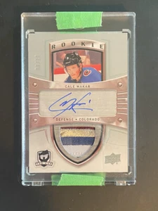 2019-20 UD The Cup Cale Makar 4 CLR Rookie Patch Auto /10 #180 SSP 💥📈🐐💰 - Picture 1 of 2