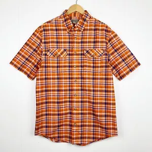 Duluth Trading Co Men's Breezeshooter Relaxed Fit Shirt MT Medium Tall Plaid - Picture 1 of 9